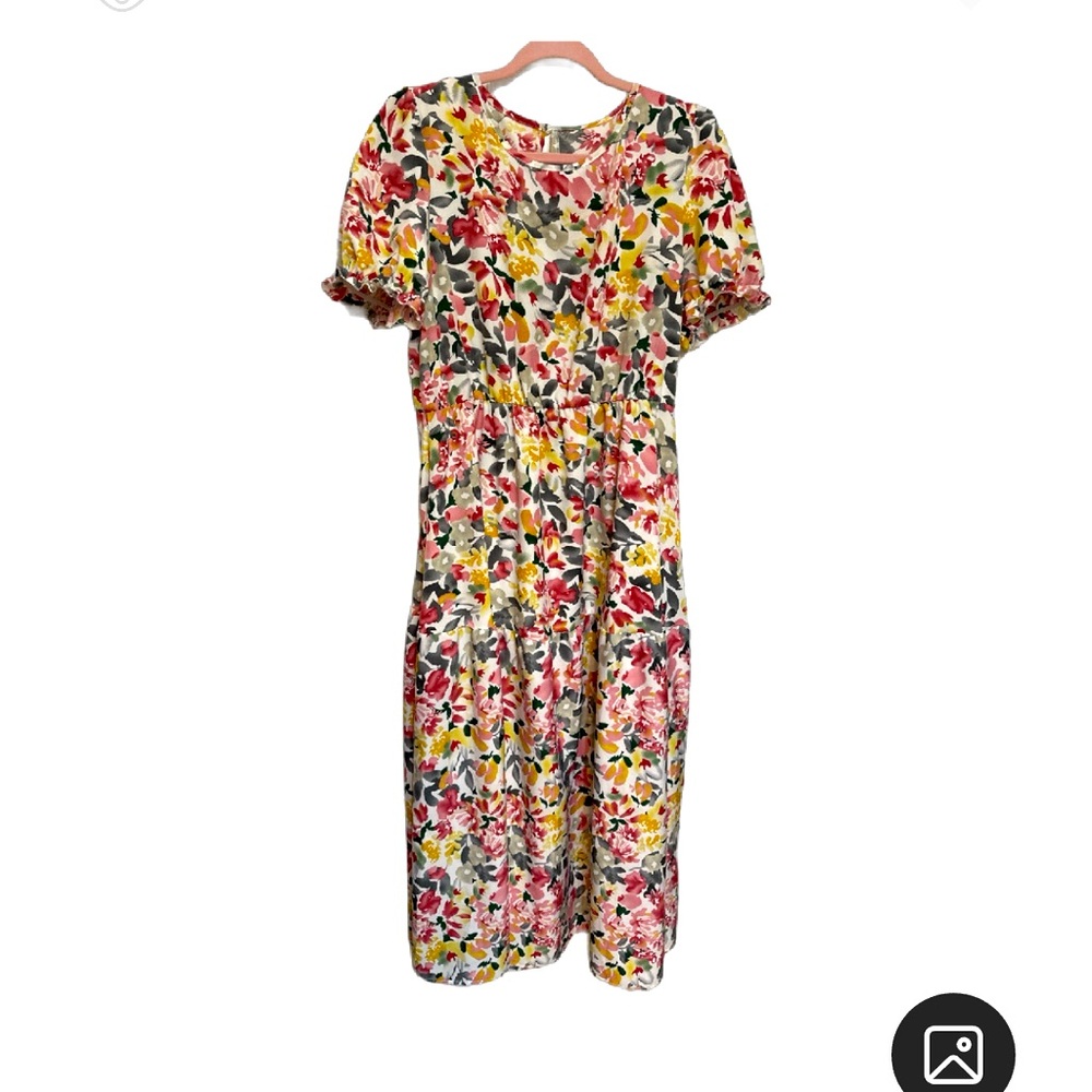 Long floral dress